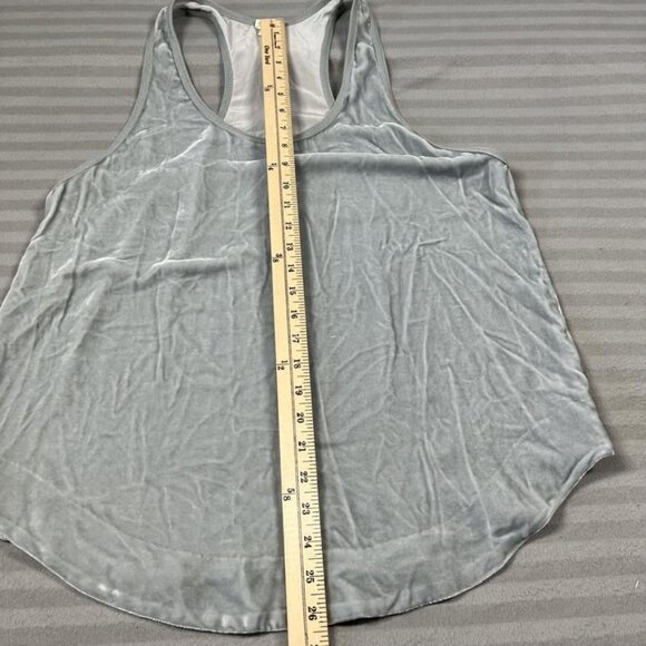 Wilfred Tank Womens Large Gray Silk Rayon Scoop Neck Sleeveless Basic Top - Picture 7 of 8